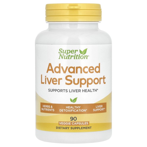 Super Nutrition Advanced Liver Support, 90 Veggie Capsules