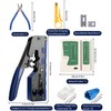 Crimping Tool Set with Network Tester Includes Crimping Tool, Wire
