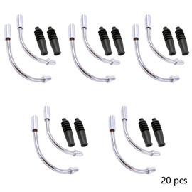 Gativs 5 Sets Bicycle Brakes Accessories Bicycle V Brake Cable Guide Bicycle Brake Accessories Bike V Brake Mountain Bike V Brake Aluminium Bicycle Brakes Accessories for Bicycle V-Brake