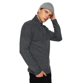 Trendyol Man Regular Basic Cowl Neck Knitwear Sweater