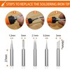 Soldering Iron Kit, 90 W LCD Digital Soldering Gun, 12-in-1