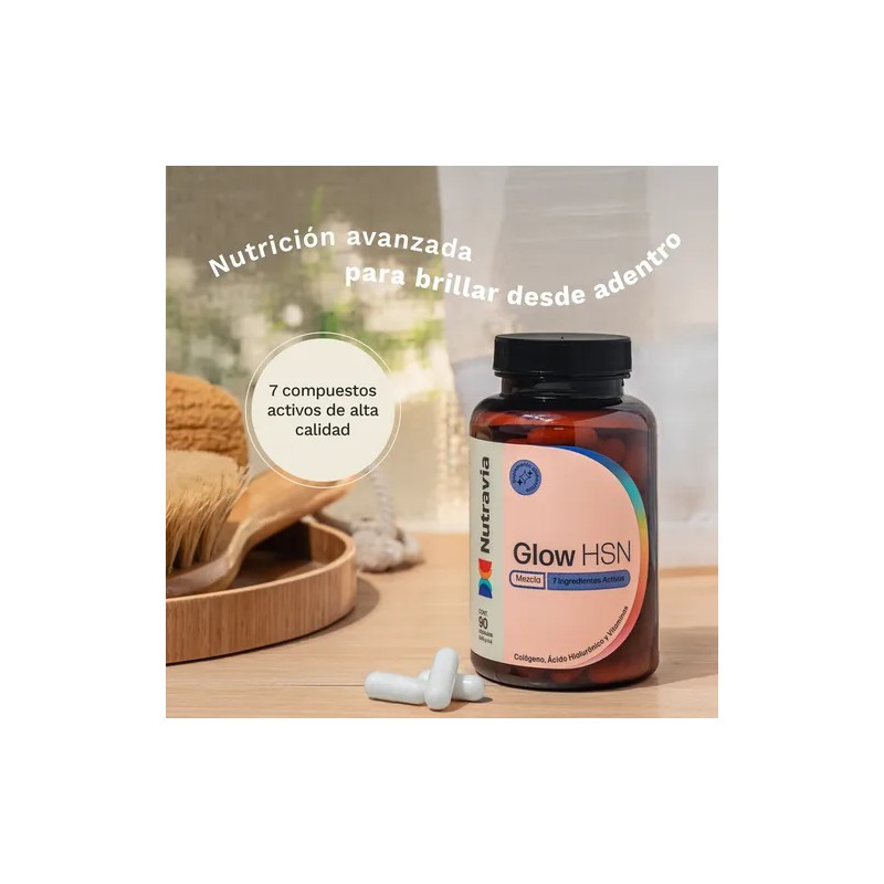 Nutravia Glow Hsn 7 En 1 90 Caps Colageno Marino