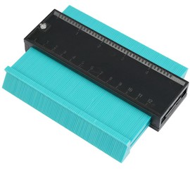 Irregular Contour Gauge, Plastic Outline Profile Shape Contour Duplications Guage Duplicator Kit, Irregular Shapes Measure Ruler Gadget Woodwork Measuring Tool Set for Corners and Contoured