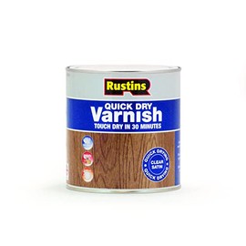 Rustins Quick Dry Varnish Clear Satin 1l