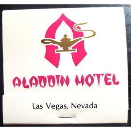 Aladdin Casino Las Vegas Red A Full Unstruck 30 Strike Matchbook
