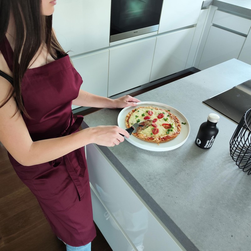 ZOLLNER Apron with Bib 65% Polyester, 35% Viscose, 75 x