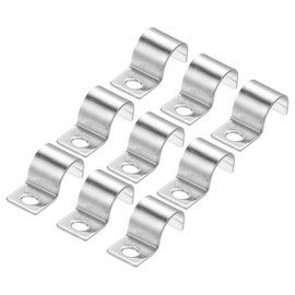 QUARKZMAN Pack of 60 Stainless Steel Pipe Clips Hose Buckle Cable Clips Pipe Holder for Pipe Diameter 9-10 mm
