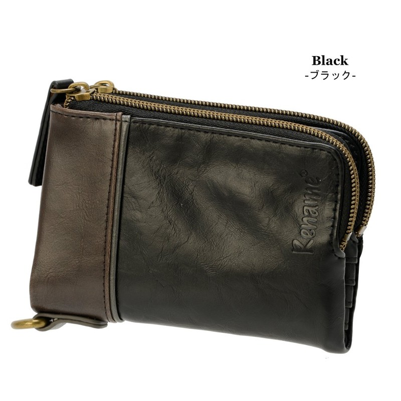 Renaem RPG53039 aid Bi-Fold Wallet. - black