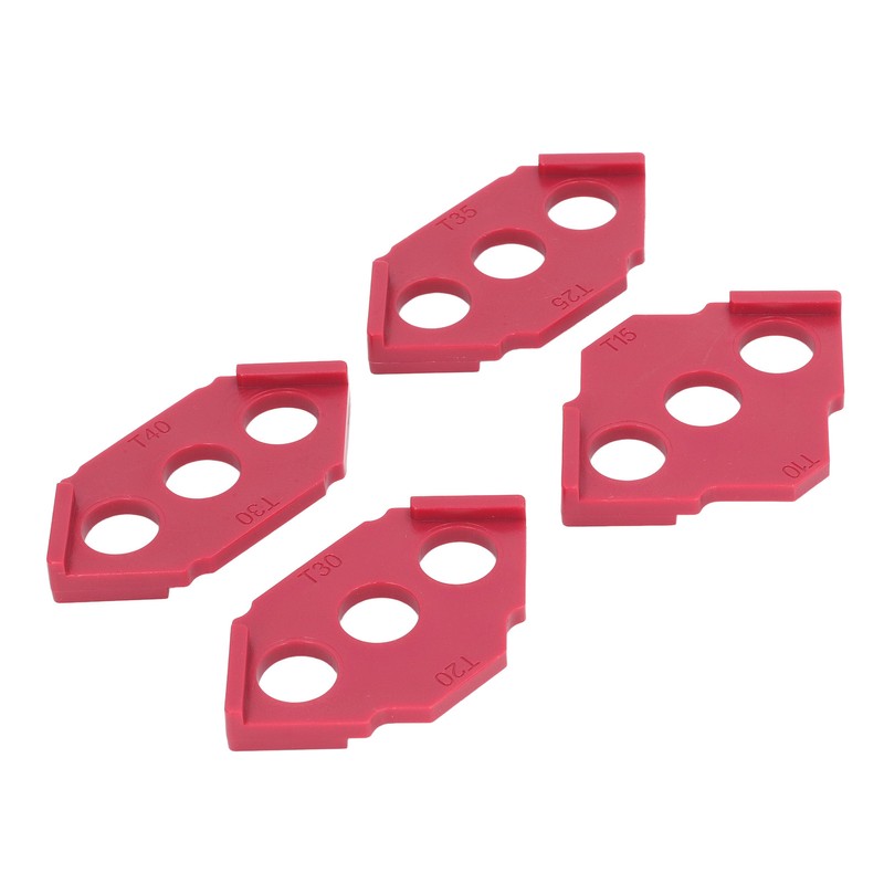 4PCS C Corner Templates Woodworking Router Trimmer Template Straight Bevel