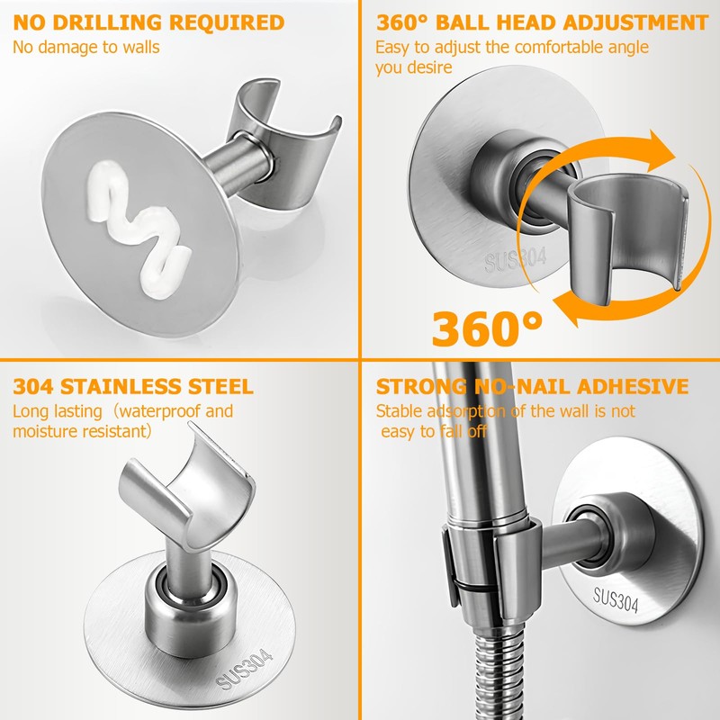 Honitra Handheld Shower Head Holder