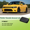 omoZone Floor Center Console Cover Armrest Lid Black Compatible with