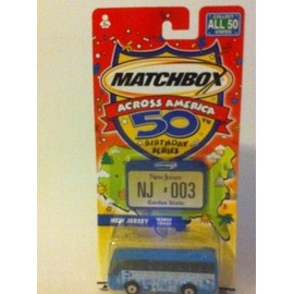 Matchbox Across America 50th Birthday Series New Jersey Ikarus Coach