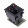 world-trading-net - Double Rocker Switch 1-Pin Red Illuminated 230 V