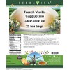 French Vanilla Cappuccino Decaf Black Tea (25 tea bags, ZIN: