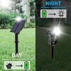 T-SUN Solar Spotlights Outdoor Waterproof, 2-in-1 Solar Landscape Spotlights Solar