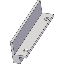 Marc Hesi 4110 Balcony Door Handle for Exterior | Screw | Aluminium Stainless Steel Light, Price/Piece