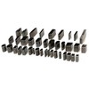 Leathercraft Die Cutting Punch Tool Set of 39 with Clear