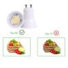 CIKAMIO 6-Packs mr11 Mini gu10 120V Non-dimmable 3w COB led
