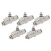 5PCS Throttle Valve Straight Through PVC Regulating Valve Pneumatic Fittings