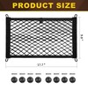 BUMBEE Mesh Cargo Net, Envelope Netting, Elastic Pocket Pouch Bungee