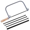 Coping Saw, 5-Piece Coping Saw Blades Set for Woodworking, Fine
