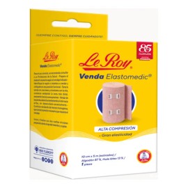 Venda De Alta Compresión Le Roy 10cm X 5m