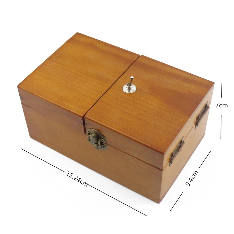 Willcomes Wooden Turns Itself Off Useless Box Leave Me Alone