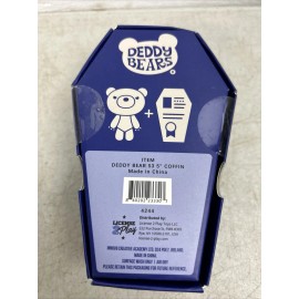 DEDDY BEARS -Series 3 -DR BEARGRAVE BEAR 5" Plush W/coffin Box