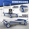 Heavy Duty Foldable Push Cart Dolly | 330 lbs. Capacity
