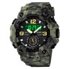 IJAHWRS Men's Camouflage Watch, Large Face Multifunctional Waterproof Shockproof Sports