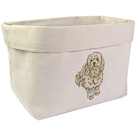 Large 'Cavapoo' Canvas Organiser/Storage Bag (OR00017795)