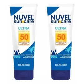 Nuvel Bloqueador Solar Fps 50 Nuvel Suncare 120 Ml 2 Pack