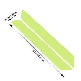 TOMALL Vinyl Smoke Tint Fog Light Films Compatible with Honda 10th Accord 2018-2020 Fog Lamp Light Transmission Stickers Auto Self Adhesive Exterior Decorations for Car (Fluorescent Green)