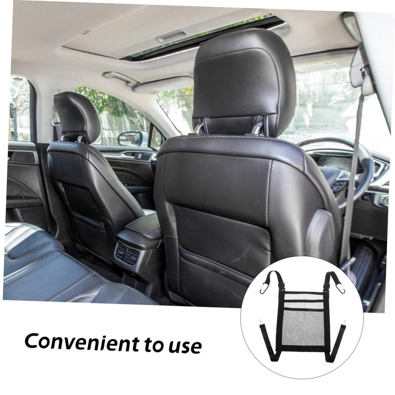 Alipis Car Accessories Elastic Mesh Net Seat Organizer Storage Net