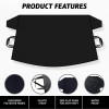 Autovir Premium Windshield Cover for Ice Snow Waterproof Sunshade Portable
