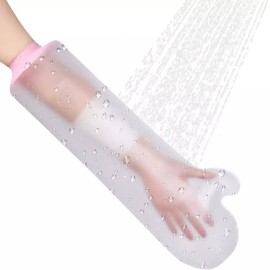 Shower Arm Cover 샤워 암용 방수 캐스트 커버 부드럽고 편안한 프로텍터 유지/붕대 건식 목욕 부러진 손/손목/손가락/엘보우 [Half Leg] Waterproof Cast Cover for Shower - Soft and Comfortable Protector for Keeping Dressings Dry for Broken Hand/Wrist/Fingers/Elbow [Half Leg]