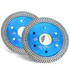 2 Pack 3-3/8" /85mm Super Thin Diamond Saw Blade for