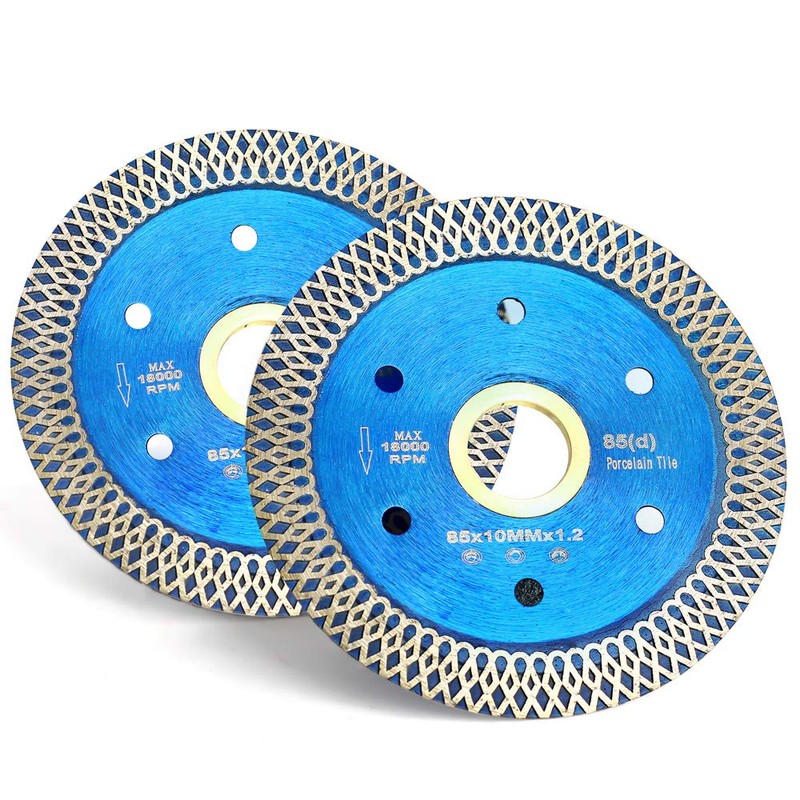 2 Pack 3-3/8" /85mm Super Thin Diamond Saw Blade for