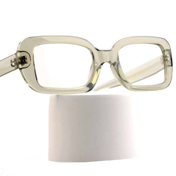 Ailebre Retro Oversized Blue Light Blocking Reading Glasses for Women