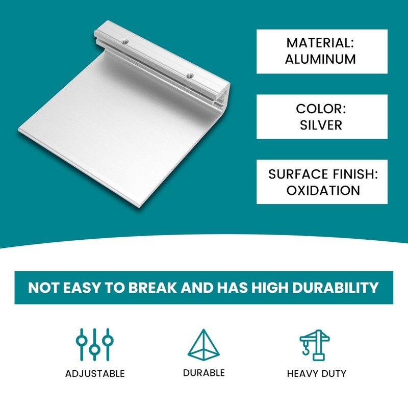 HECASA Aluminum Slider Base Compatible with Crestliner SureMount Gunnel Bracket,