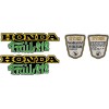 Honda CT70 K3 "Trail 212" frame Decals Green, Graphics Full
