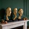 XIAOMAGG Thinker Statue Set of 3 See No Evil Hear