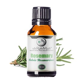 uh*Roh*Muh Premium Rosemary Essential Oil ct Camphor, CO2 Extracted | 100% Natural Essential Oil | Home Essential Diffuser Oil for Aromatherapy, Perfect for Hair and Skin Care - India (10ml)