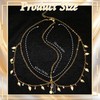 VENOFEN Sequin Head Chain Gold Leaf Boho Headpiece Jewelry Rhinestone