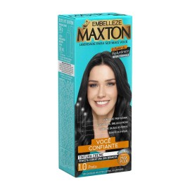 MAXTON Lot of 3 Maxton Cream Dye 1.0 Black Color Embelleze Hair Toning 50g Maxton