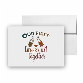 Our first fathers day, dad blank cards CC-6081
