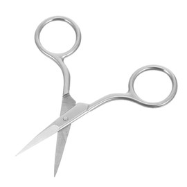 Stainless Steel Beauty Scissors for Eyebrow Grooming and Nose Hair Trimming Portable Multi-Function Scissor Set for Men and Women Compact Design for Home and Travel Use