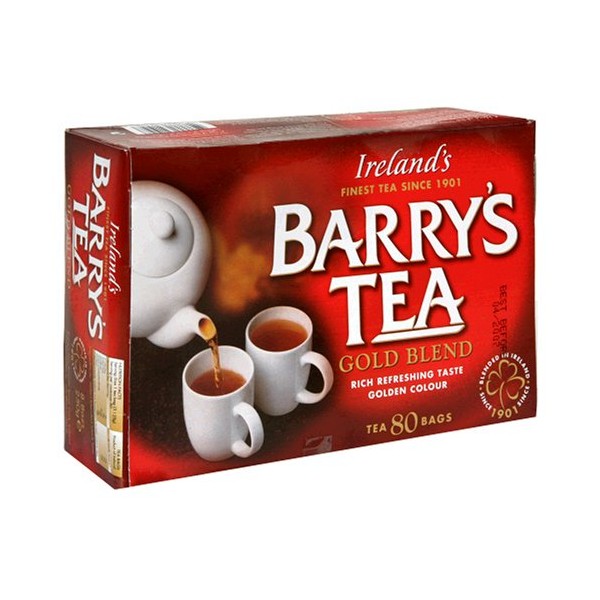Barry's Tea Gold Blend, 80-Tea Bag Boxes (Pack of 6)