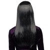 Boland 10102002 BOL86081 Witch Aurora Long Wig, Black with White