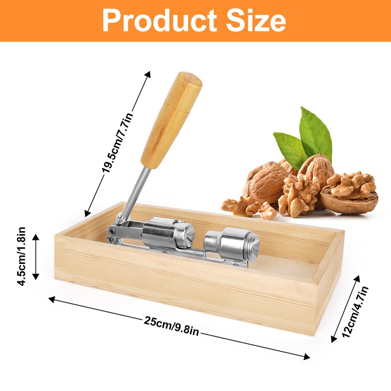 ChromLives Nutcracker Nut Cracker Nut Cracker Walnuts Nut Cracker Stainless